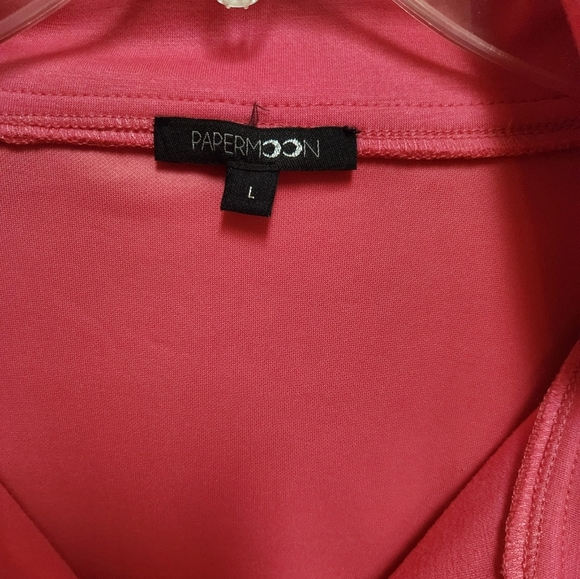 Papermoon Pink Vest Vibrant Casual Style - Picture 3 of 4